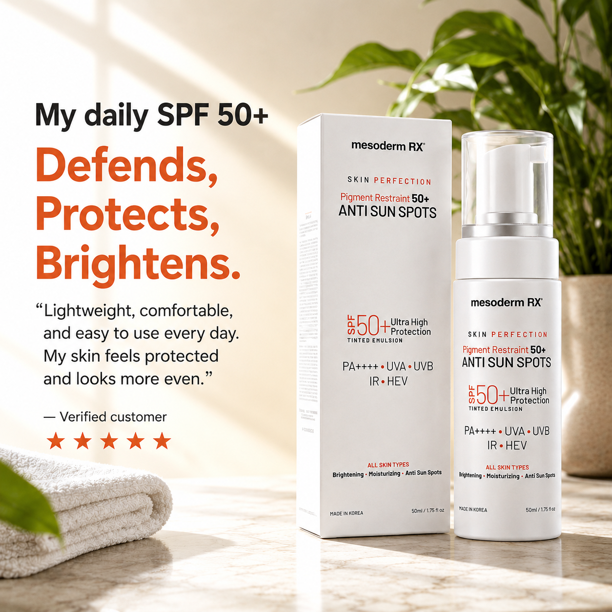 Pigment Restraint Ultra High Sun Protection