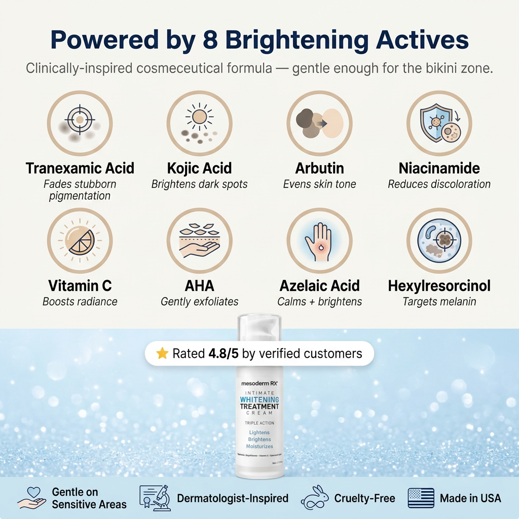 Bikini Line & Inner Thigh Brightening Cream — Beach-Ready Skin in 30 Days