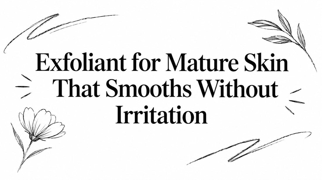 Exfoliant for Mature Skin That Smooths Without Irritation