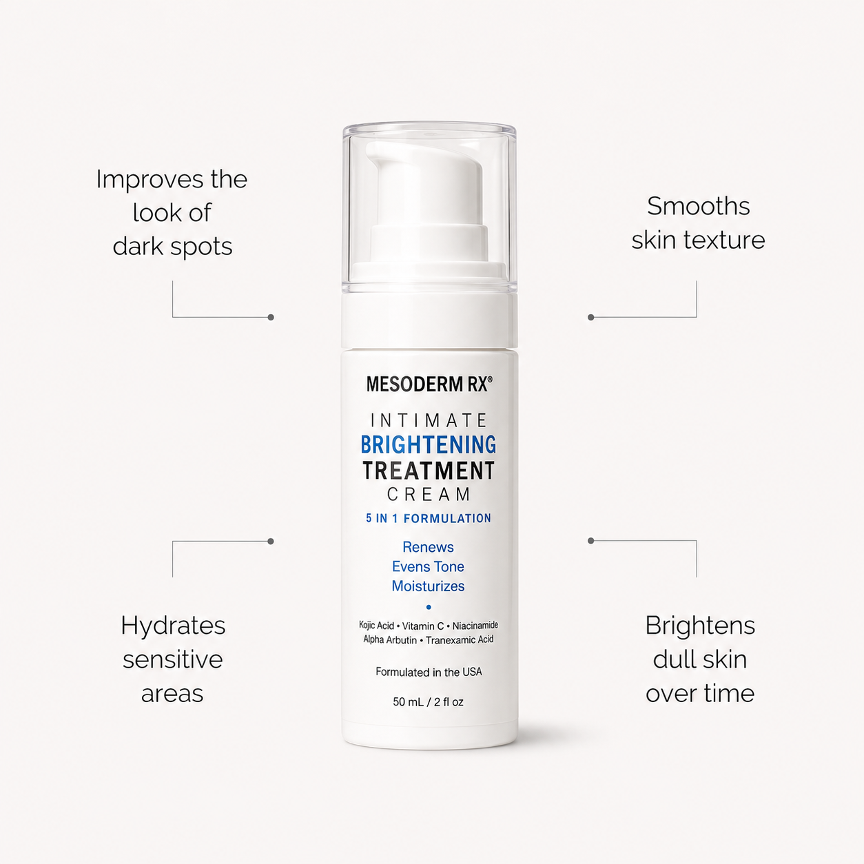 Intimate Skin Brightening Cream for Under Arms, Inner Thighs & Private Area