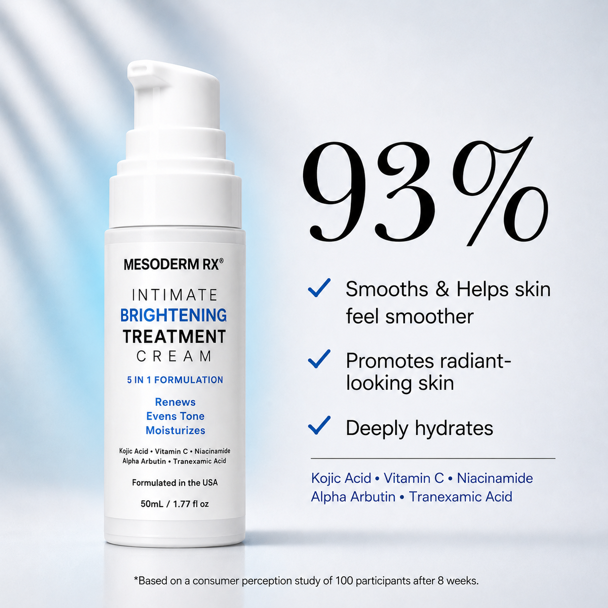 Intimate Skin Brightening Cream for Under Arms, Inner Thighs & Private Area