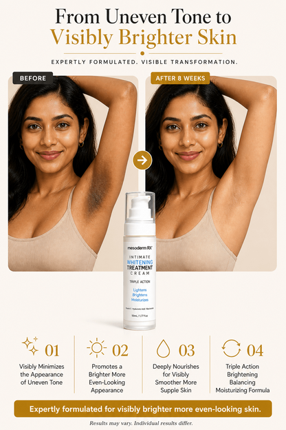 Intimate Skin Lightening Cream for Under Arms, Inner Thighs & Private Area