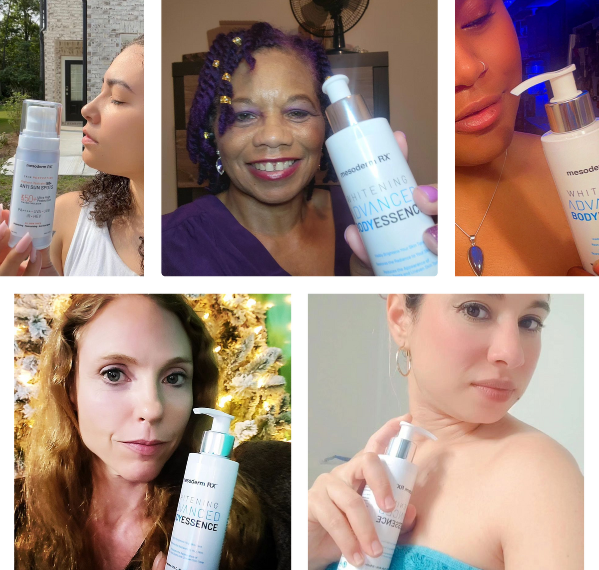 Customers holding their mesoderm RX products