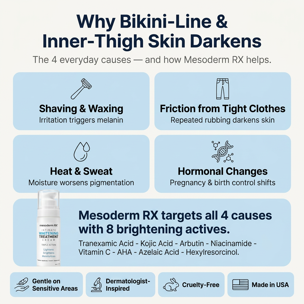 Bikini Line & Inner Thigh Brightening Cream — Beach-Ready Skin in 30 Days