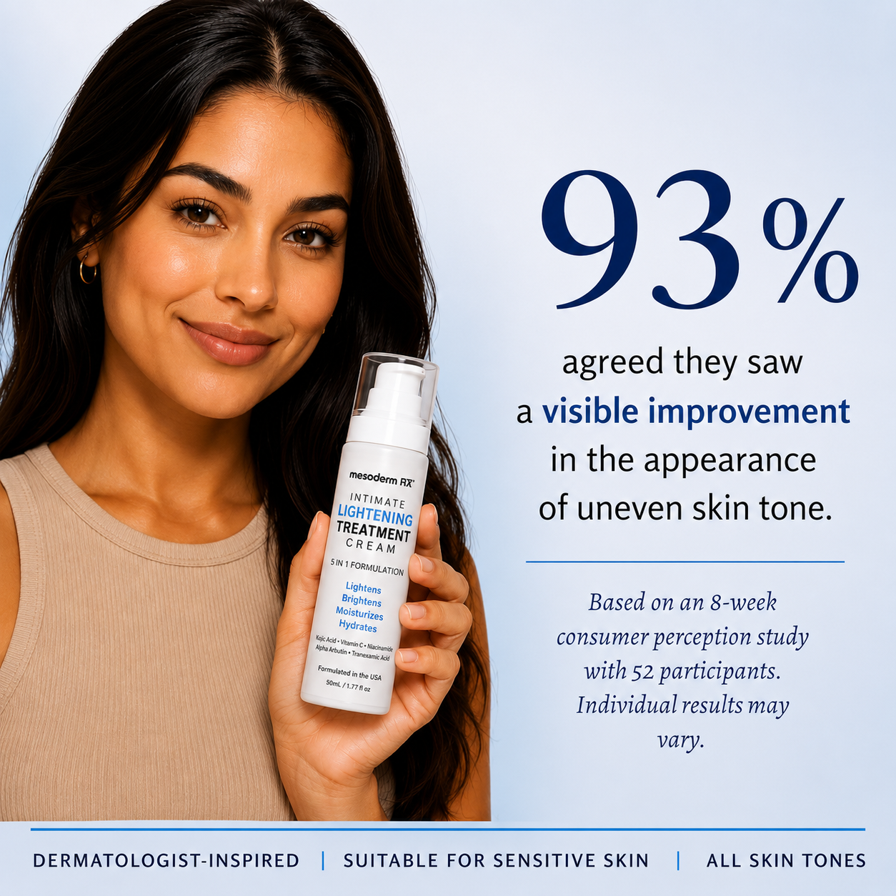 Intimate Skin Lightening Cream for Under Arms, Inner Thighs & Private Area